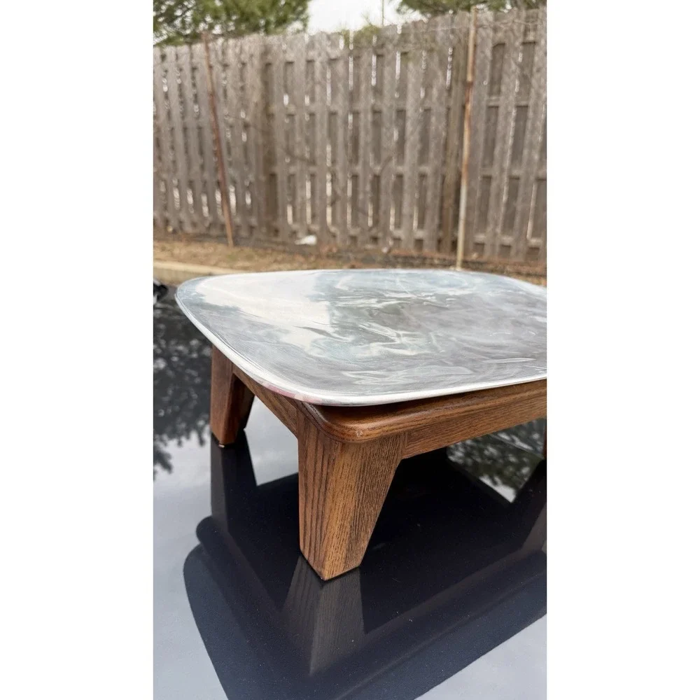 Nambe 511B Large Rectangular‎ Serving Tray Platter Modern Metal 22